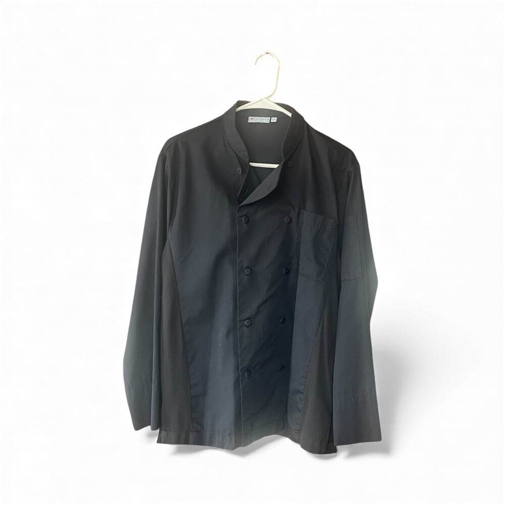 Chef Works Black Chef Jacket  SZ M
